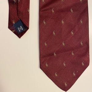 Polo by Ralph Lauren 🔴 BURGANDY 🔴 Pony Tie